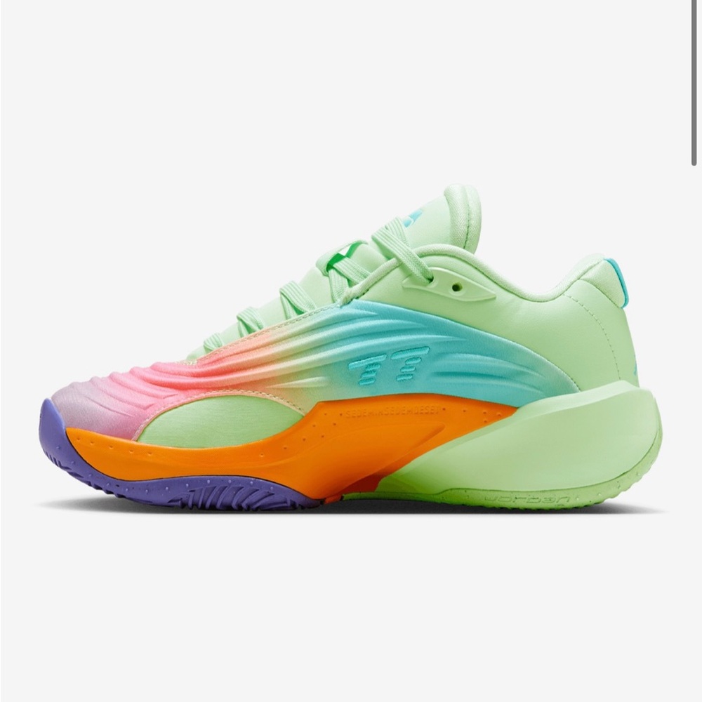 Nike Jordan Luka 3 Kids Basketball Shoes Vapor Green Hyper Jade Colorful